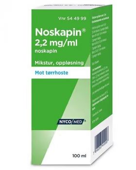 Noskapin 2,2 mg/ml mikstur 100 ml
