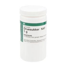 NAF Druesukker 1 g tabletter 100 stk
