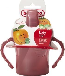 Bambino Easy Sip Cup drikkekopp kirsebærrød 1 stk