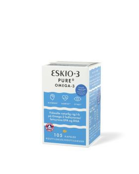 Eskio pure omega-3 kapsler 105 stk