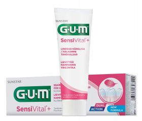 Gum SensiVital+ tannkrem 75 ml