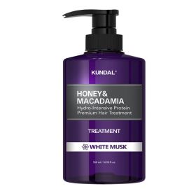 KUNDAL Honey And Macadamia Treatment White Musk hårkur 500 ml