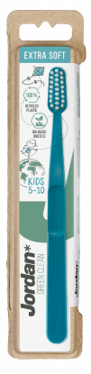 Jordan TB Green Clean Kids tannbørste 5-10 år