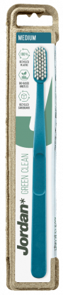 Jordan Green Clean tannbørste medium 1 stk