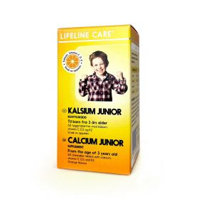 Lifeline Care Junior Kalsium tyggetabletter 60 stk