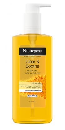 Neutrogena Clear & Soothe Tumeric Micellar Jelly Makeup Remover