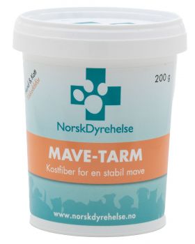 Norsk Dyrehelse mage-tarm kostfiber pulver hund og katt 200 g