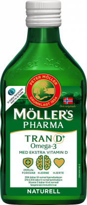Möllers Pharma Tran D+ naturell smak 250 ml
