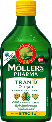 Möllers Pharma Tran D+ sitronsmak 250 ml