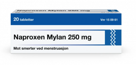 Naproxen Mylan 250 mg tabletter 20 stk