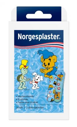 Norgesplaster Bamse plaster 20 stk