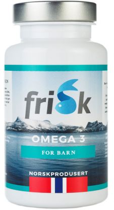 Frisk Omega 3 for barn kapsler 60 stk