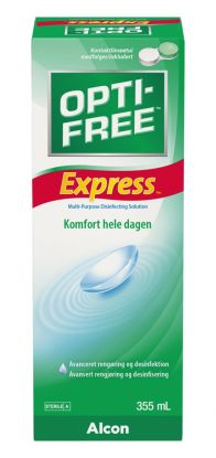 OPTI-FREE express linsevæske m/etui 355 ml