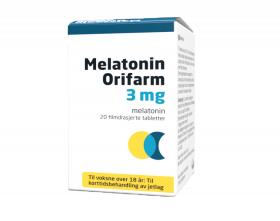 Melatonin Orifarm 3 mg tabletter 20 stk