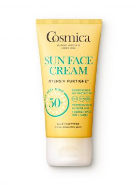 Cosmica Sun ansiktskrem SPF 50+ uten parfyme 50 ml