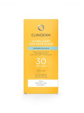 Cliniderm Sun Ultra Light Sun Face Fluid SPF 30 40 ml