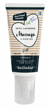 Belladot Spicy Lavender Massage & Bath Oil 80 ml