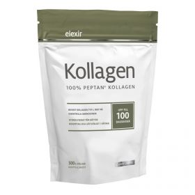 Elexir Pharma Kollagen 100 % Peptan kollagen pulver 500 g