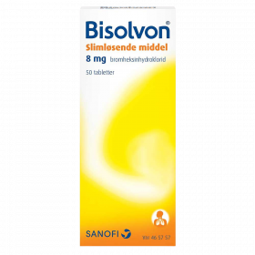 Bisolvon 8 mg tabletter 50 stk