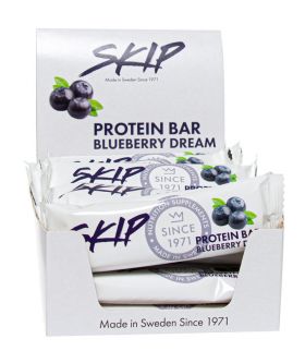 SKIP Proteinbar Blåbær 50g á 20 stk