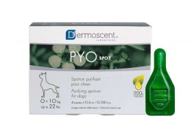 Dermoscent PYOspot® for hund 0-10 kg 4 x 0,6 ml