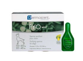 Dermoscent PYOspot® for hund 10-20 kg 4 x 1,2 ml