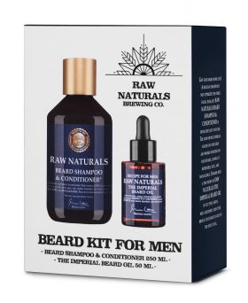 RAW Naturals Beard Kit For Men 250+50 ml