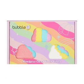 BubbleT Rainbow Cloud Bath Fizzers badebomber 3 stk