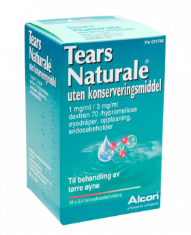 Tears Naturale øyedråper endosebeholder 28x0,4 ml