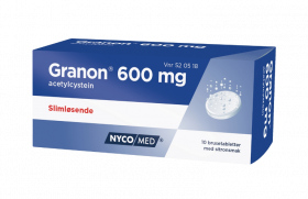Granon 600 mg brusetabletter 10 stk