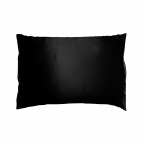 SOFT CLOUD silkeputetrekk black 50x70 cm
