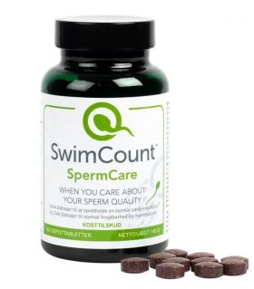 SwimCount SpermCare kosttilskudd 60 stk