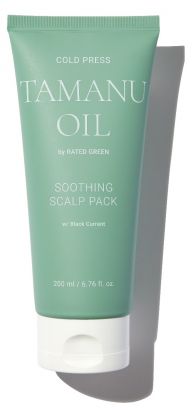 Rated Green Cold Press Tamanu Oil Soothing Scalp Pack w/ Black Currant 200ml
