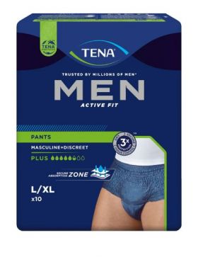Tena Men Pants Active Plus L/XL 10 stk