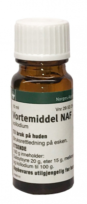 Vortemiddel NAF kollodium 10 ml