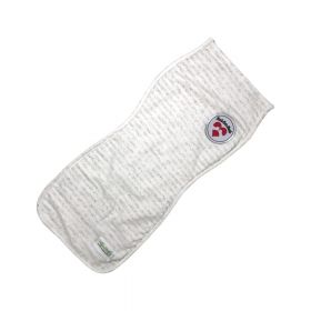 Woombie Swaddle Sock svøpepose uten glidelås grå/hvit 0-3 mnd 1 stk